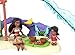 Mattel Disney Moana 2 Toys, Moana’s Island Adventure Playset with Moana & Simea Small Dolls, 2 Character Friends, 5 Play Areas & 8 Accessories