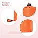 Machify Waterproof Emergency Sleeping Bag, Lightweight Thermal Bivy Sack, Orange, Whistle Included, Compact for Survival, Camping, Hiking, 85 X 35 in / 215 X 90 Cm