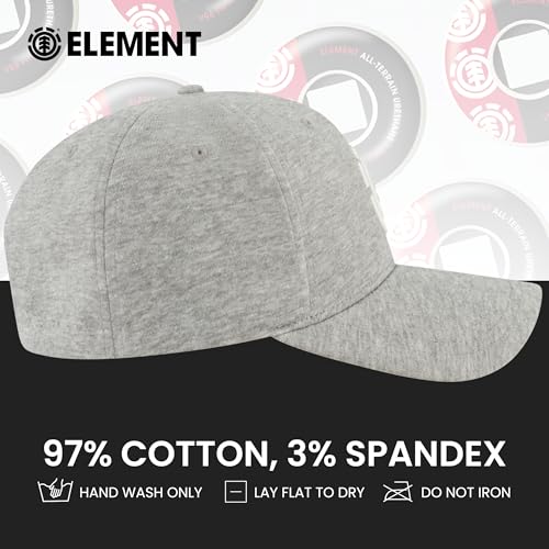 Image of Element Unisex Adult Element Baseball Hat, Adult Flex Fit Active Sport Cap with Curved Brim