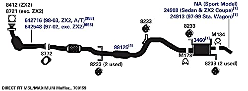 Image of AP Exhaust Products 700159 Exhaust Muffler