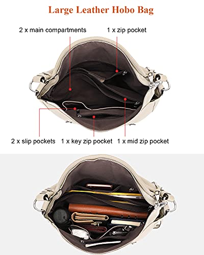 Image of Over Earth Hobo Purses and Handbags for Women Genuine Leather Shoulder Bag Crossbody Purse