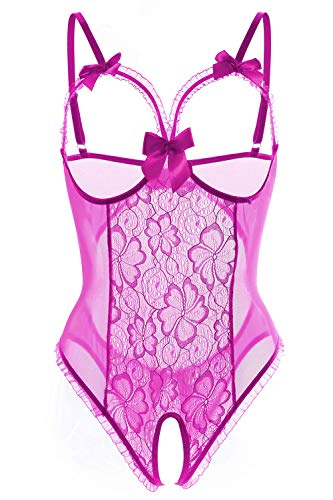 Lingerie for Women One-Piece Teddy Lingerie Sexy Bodysuit Lace Nightie