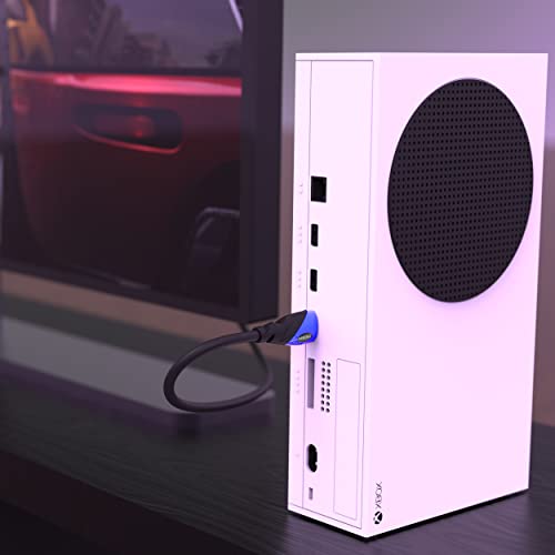 Monster 8K Hdmi Cable Ultra High-Speed Cobalt 2.1 Cable - 48Gbps With Earc, 8K At 60Hz For Superior Video And Sound Quality – Hdmi Cables For Ps5, Apple Tv, Roku, Smart Tv, Xbox Series X And S – 4Ft #TOP7