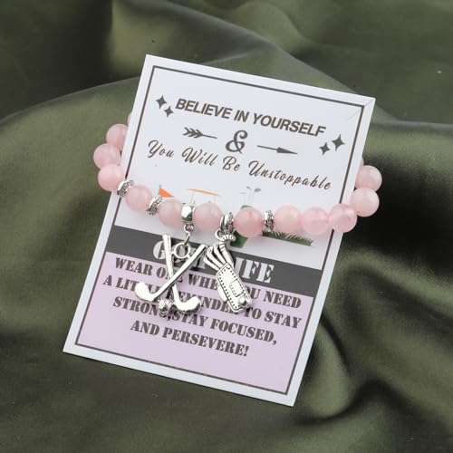 LQRI Golfer Bead Bracelet Golf Coach Gift Golfing Gifts for Golf Lover Players Jewelry Golf Coach Gift4