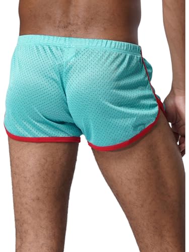 Mens Running Shorts Breathing Workout Gym Booty Short Shorts Sexy Underpants Swim Trunks3
