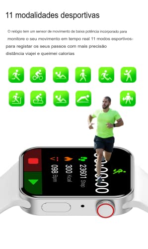 SmartWatch Original IWO 7 Max 2022 Watch7 Lançamento da IWO na cor (PPRETO)