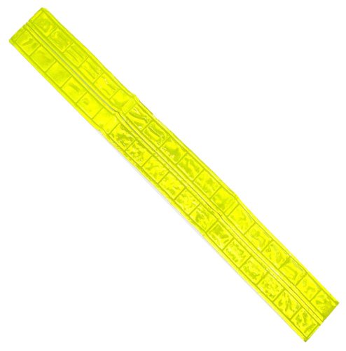BRITEGUARD (2 Pack) Self-Adhesive Neon Reflective Safety Strips | Extra Bright Neon Reflective Design | 1