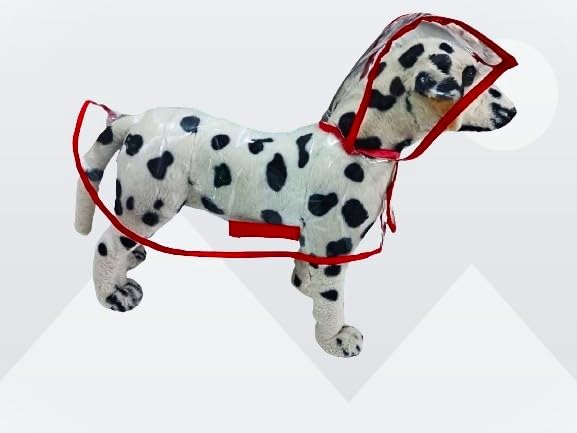 Dog Raincoat Transparent Dog Raincoat with Hood Poncho Transparent for Small Dogs Puppy Cats Transparent Waterproof Raincoat for Dogs in Spring and Summer (14) (B0D3CF681M) Amazon Price History, Amazon Price Tracker