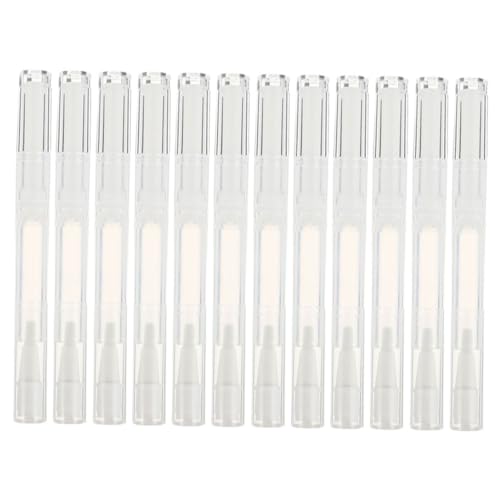 Veemoon 15Piezas Bolígrafo Cosmético Vacío de Contenedor de Aceite de Uñas Aplicadores para Crecimiento de Pestañas y Brillo de Labios Resistente Fugas y Práctico para Llenar
