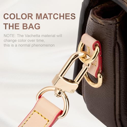 Image of Leather Replacement Bags Strap Crossbody Shoulder Strap for Speedy Women