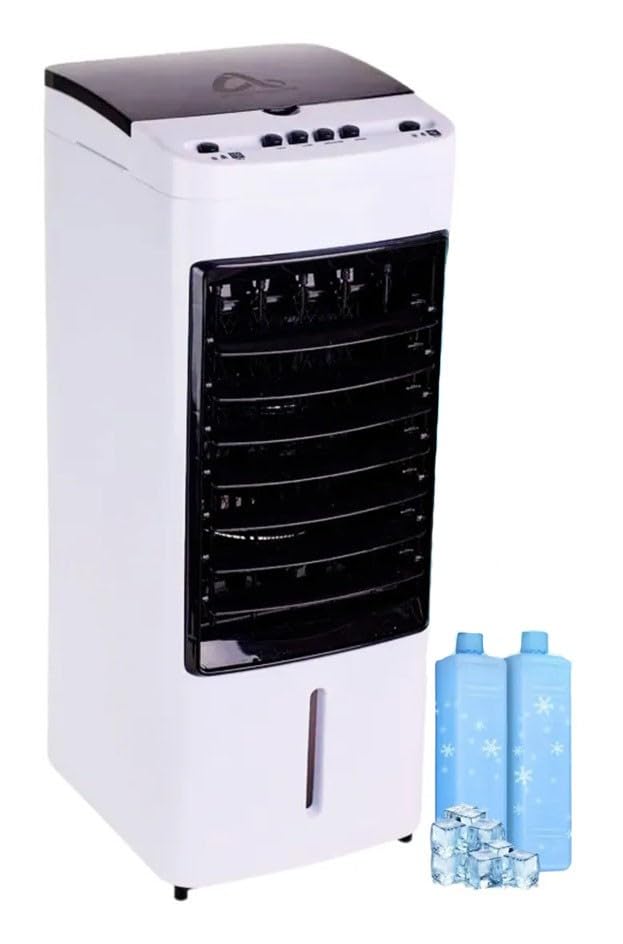 La Mejor Recopilación de Enfriador de Aire Portatil al mejor precio. 50 DOSYU Mini Aire Acondicionado Portátil, Enfriador de Aire, Ventilador Torre, 3 Velocidades