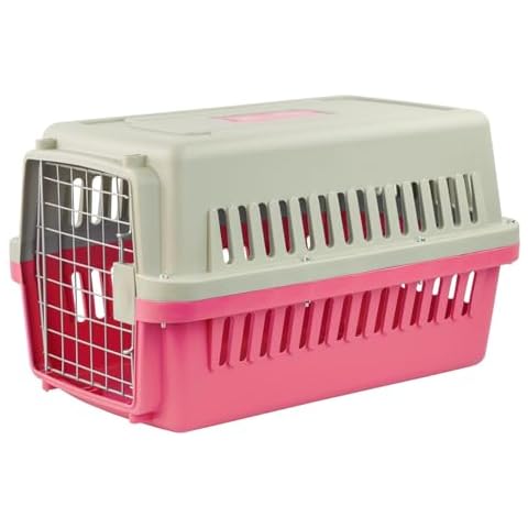 KCT Medium Pink Plastic Cat Carrier Cover