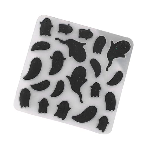 Molde de llavero fantasma, moldes fantasmas para pendientes – Llavero colgante epoxi resina molde – Molde de joyería de resina epoxi, para llaveros, collar y bracele