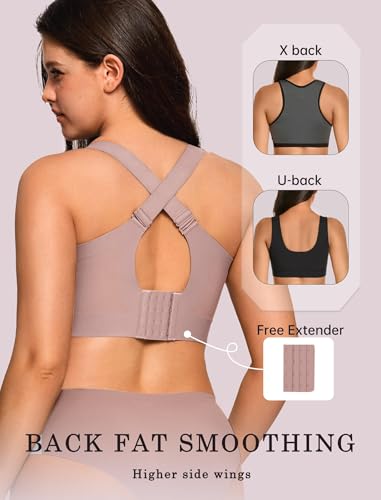 Image of OEAK Womens Wireless Jelly Bras Plus Size Support Push Up Comfortable Bra | no underwire,full coverage,for large breast,minimizer bra,seamless,tshirt bras,everyday bra
