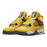 Jordan 4 Retro Lighting Yellow Men's Basketball CT8527-700 (Numeric_8)