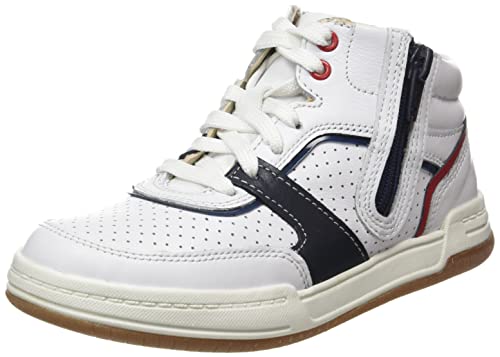 Clarks Fawn Peak T, Girls Sneakers, PIEL White, 28.5 EU