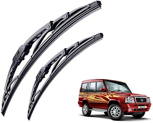 Image of WolkomHome High Performance OE Car Wiper Blade Replacement set of 2 Pc Right 20 inch Left 20 inch for Tata Sumo