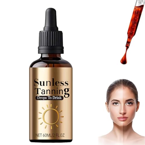 Sunless Tanning Drops, Gotas Autobronceadoras Sin Sol, Gotas...