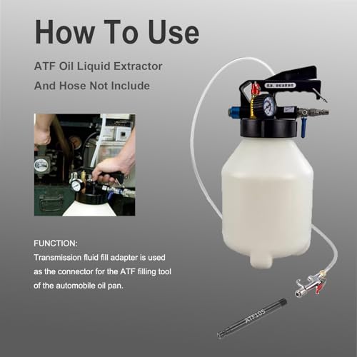 Image of Transmission Fluid ATF Fill Adapter,Transmission Service Oil Filling Fluid Change Adapter Fits for VW /Audi /Benz 09G ATF VAS6262-2，4mm ID x 10mm OD，Thread M10 x 1.0