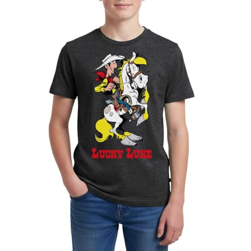 T Shirt Ado Premium Lucky Luke Jolly Jumper vêtement coton