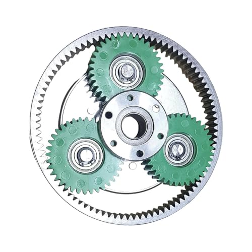 YROHGKPN Transmisión de fuerza duradera, sin costuras, acoplamientos de hierro, engranajes planetarios, 36 dientes, optimizado para aplicaciones de motor de bicicletas eléctricas