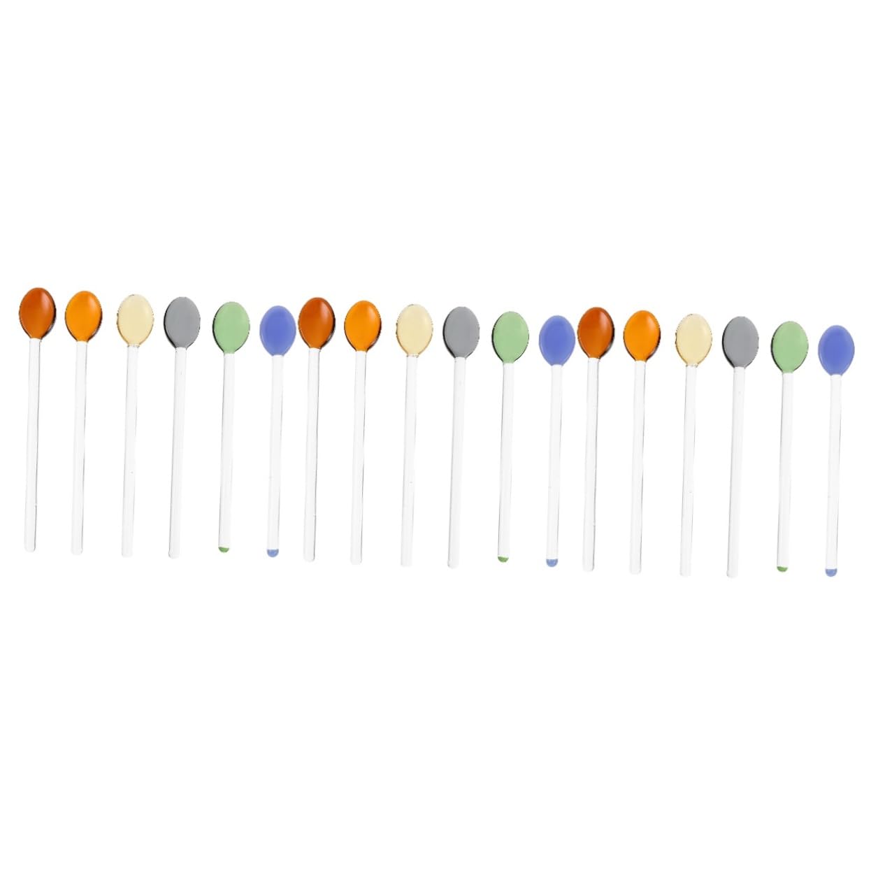 Cuillères à café en verre thermorésistant LIFKOME pour mélanges chauds et desserts glacés