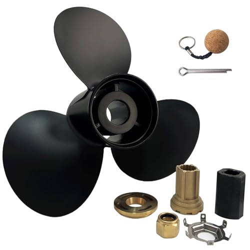 VRIWOY 14×13 Upgrade Aluminum OEM Outboard Propeller fit Mercury Engines 40HP 50HP 60HP 70HP 75HP