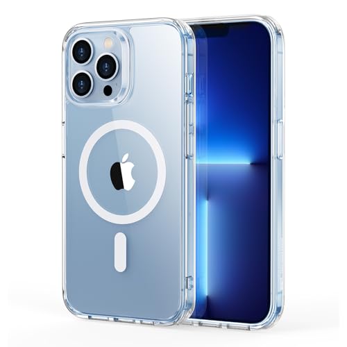 ESR for iPhone 13 Pro Max Case, Compatible with MagSafe, Shockproof Military-Grade Protection, Scratch-Resistant Back, Magnetic Phone Case for iPhone 13 Pro Max, Classic Hybrid Case, Clear