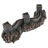 DECORNIJIA Estatua Miniatura Puente de China Artesanal para Acuario y Micropaisaje Ornamento Decorativo Cultural Modelo Arquitectónico Único para Bandejas de Arena y Peceras