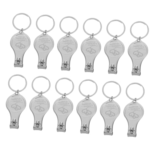 Porte-clés multifonction pour résoudre les imprévus avec coupe-ongles de poche