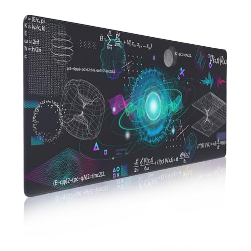 Science Elements Desk Mat Mouse Pad,Large Gaming Desk Pad Mousepad,Computer Laptop Keyboard and Mouse Mat,Desktop Protector Mat for Women Girl Office 31.5x15.7 in