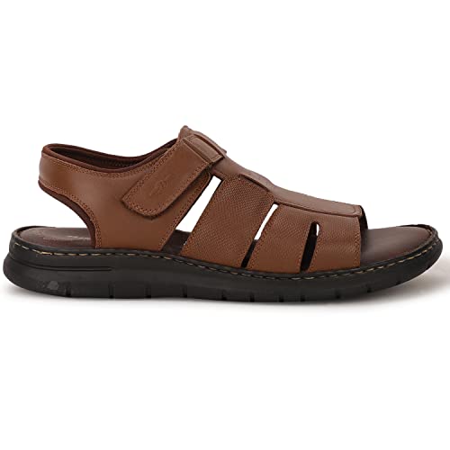 Bata Men Moody Fashion Sandal, Brown, Size_7