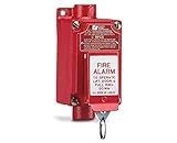 Federal Signal MPEX Explosion-Proof Fire Alarm Pull Station, 120 VAC, Red