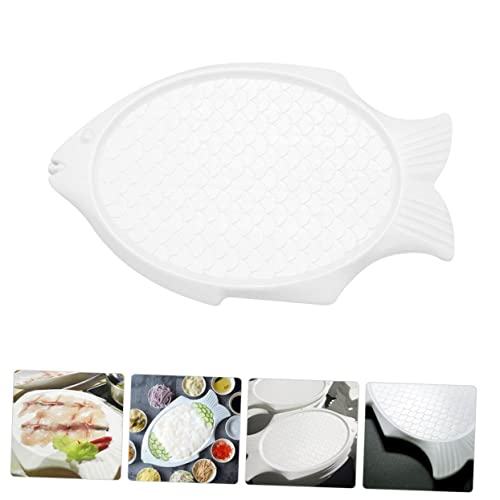 Bandeja de sushi de plástico DOITOOL para snacks y postres miniatura 6