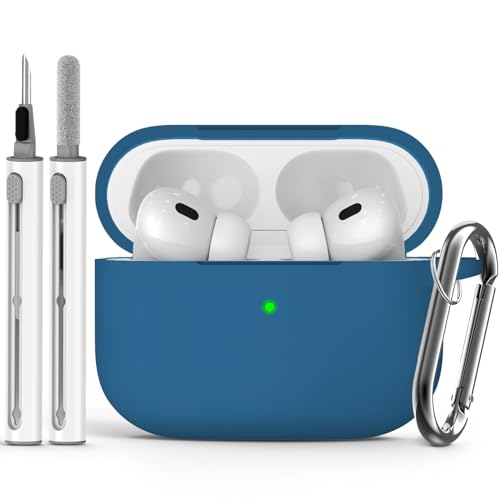 Image of Ljusmicker for AirPods Pro Case Cover with Cleaner Kit,Cobalt Blue