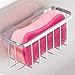 IUPPA Kitchen Sponge Holder Stainless Steel Sink Basket Sorage Braket Rustproof Waterproof Liquid Drainer Rack