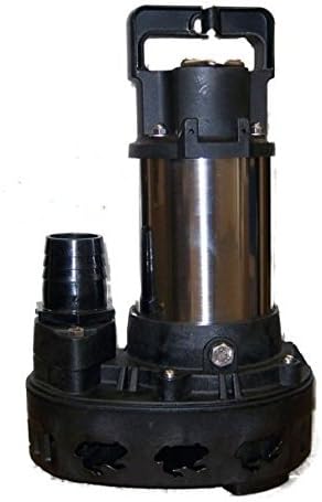 CalPonds Professional 5500 GPH Stainless Steel Solids Handling Submersible Pond & Waterfall Pump