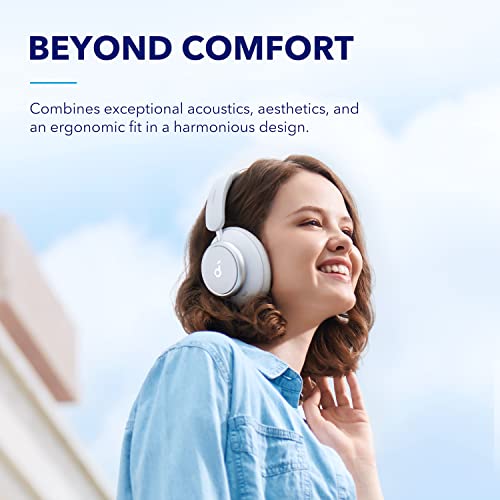 Image of Soundcore by Anker Space Q45 Adaptive Active Noise Cancelling Headphones, Reduce Noise by Up to 98%, 50H Playtime, App Control, LDAC Hi-Res Wireless Audio, Comfortable Fit, Clear Calls (Renewed)