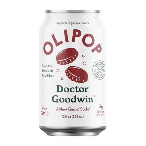 OLIPOP - Dr. Goodwin Sparkling Tonic, Healthy Soda, Prebiotic Sof...