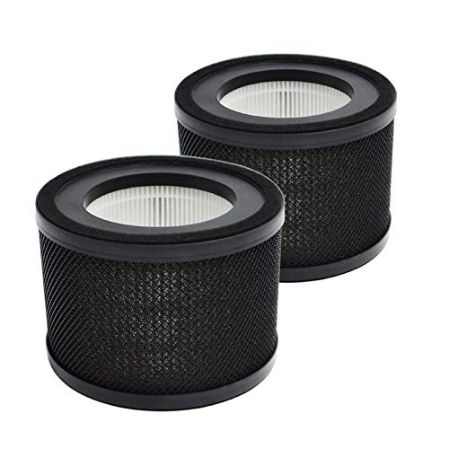 PUREBURG PM501 Replacement True HEPA Filters Compatible with PureMate PM501 3-in-1 Compact HEPA Air Purifier,H13 3-Stage Filtration Air Clean Dust VOCs,2-Pack