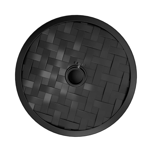 Support de parasol rond lesté 18 kg Outsunny avec bague d'adaptation - 7