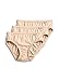 Jockey Women's Underwear Elance Bikini - 3 Pack, sand, 7