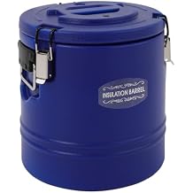 15.9QT Insulated Soup Container 4 Gallon Commercial Food Warmer for Hot&Cold Food, Hot Box for Catering, Food Cooler Soup Carrier for Restaurant, Canteen 6H Insulation Time Blue