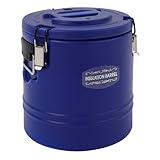 Bulelula 15.9QT Insulated Soup Container 4 Gallon Commercial Food Warmer for Hot&Cold Food, Hot Box for Catering, Food Cooler Soup Carrier for Restaurant, Canteen 6H Insulation Time (Blue)