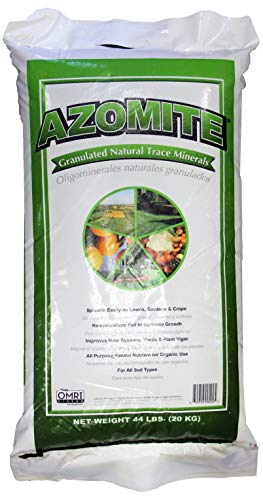 Azomite Organic Trace Mineral Soil Additive Fertilizer 44 Pounds