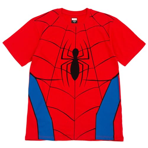 T-shirt Spider-Man rouge en taille XL pour un cosplay familial réussi