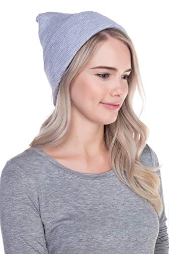 Image of Top Level Beanie Men Women - Unisex Cuffed Plain Skull Knit Hat Cap