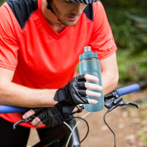 Botella de agua aislada 620ml para ciclismo senderismo y mochileros activos 3