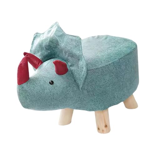 Image of CALANDIS Animal Footstool Creative Cute Pouffe Chair for Playroom Entryway Waterproof Dinosaur | Benches & Stools | Furniture