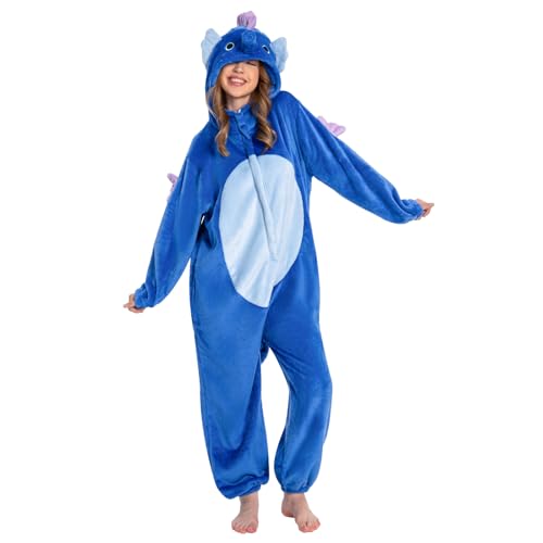 OLAOLA Combinaison Pyjama Femme Homme Animaux Costume Unisexe Adulte Onesie Halloween Cosplay Deguisement Kigurumi Pajamas Fête Vêtements de Nuit (M, Hippocampe)